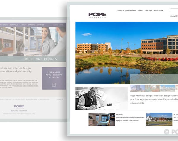 Pope Architects New Website Launch