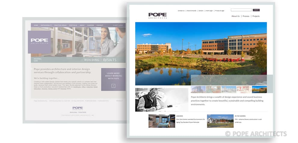 Pope Architects New Website Launch