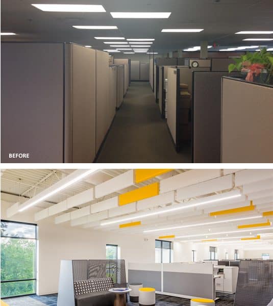 office before and after
