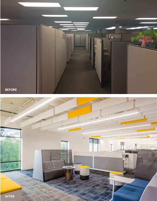 office before and after