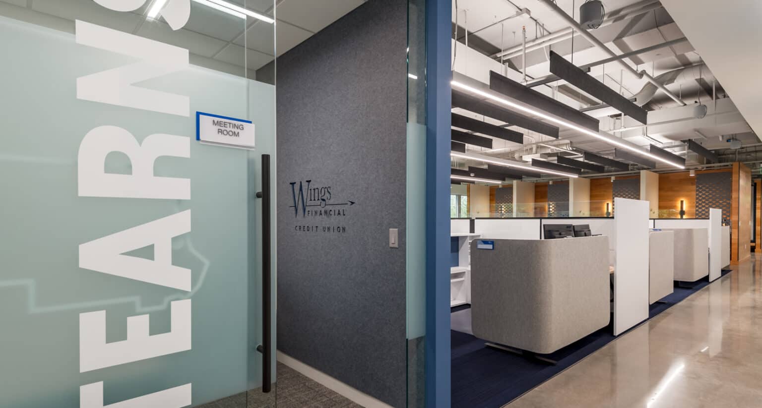 Wings Financial Credit Union Headquarters Renovation Pope Design Group
