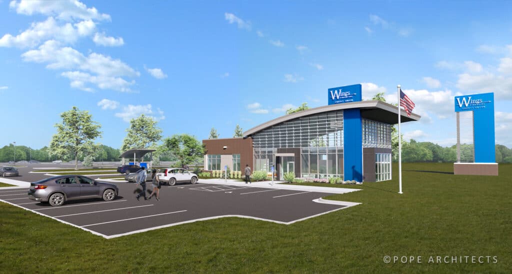 Wings Financial Credit Union Baxter Pope Design Group